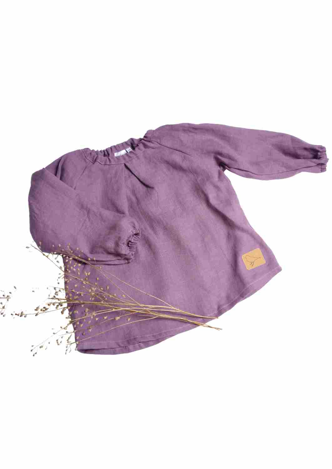 Leinenbluse "Kamille", langarm