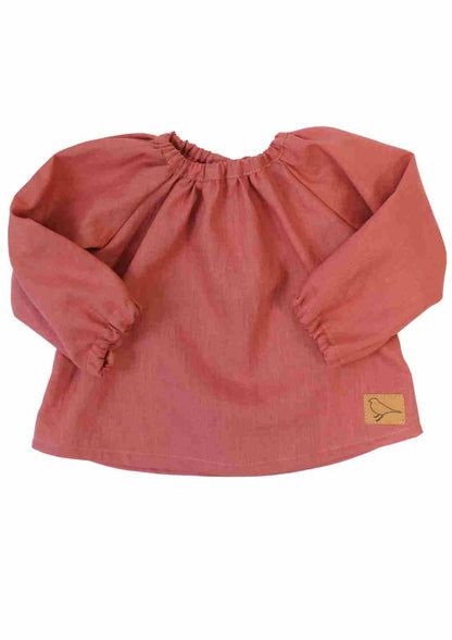 Leinenbluse "Kamille", langarm