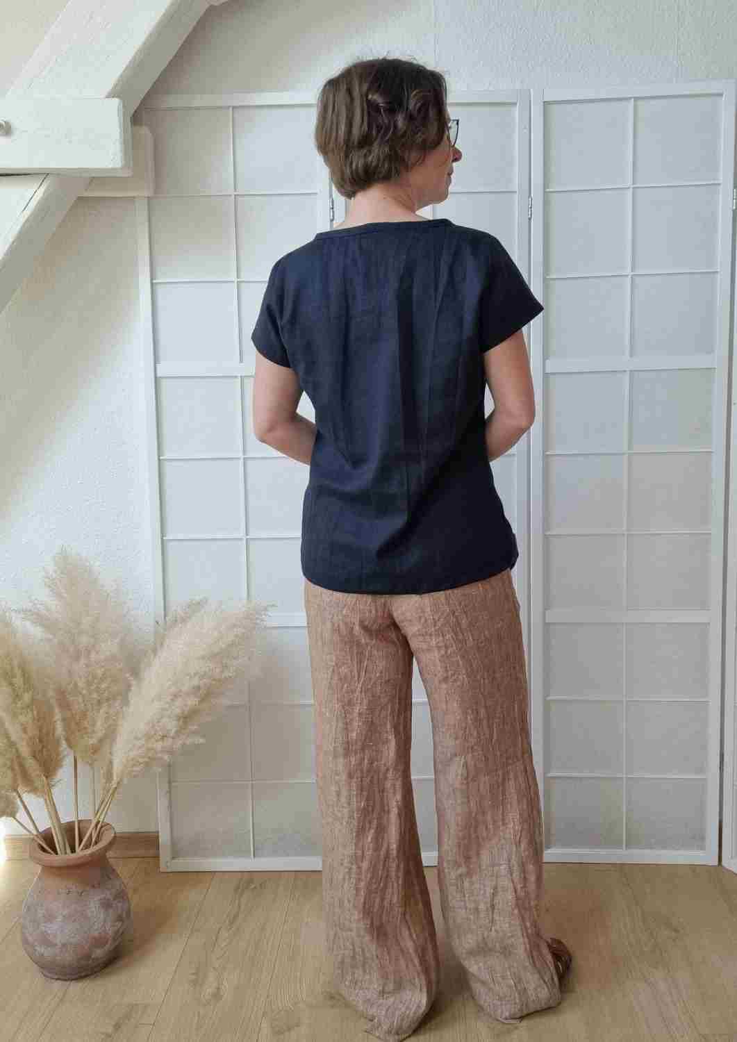 Culotte aus Leinen für Damen "Eibe"