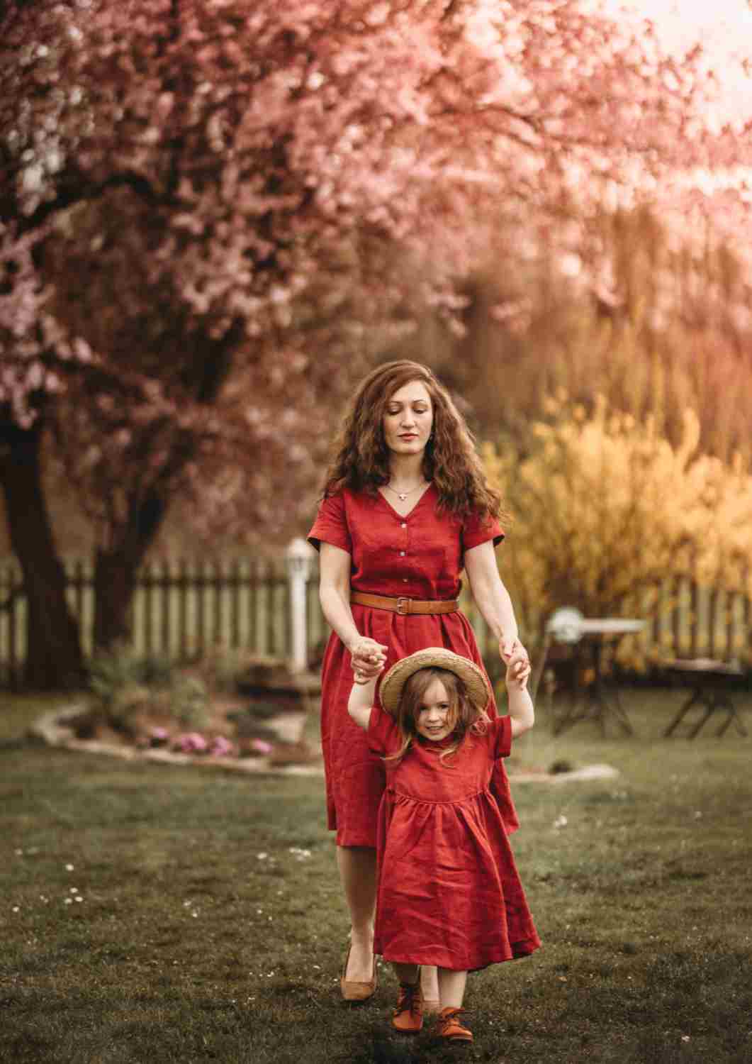 Leinen Kleid mit Knopfleiste "Cosmea", kurze Ärmel