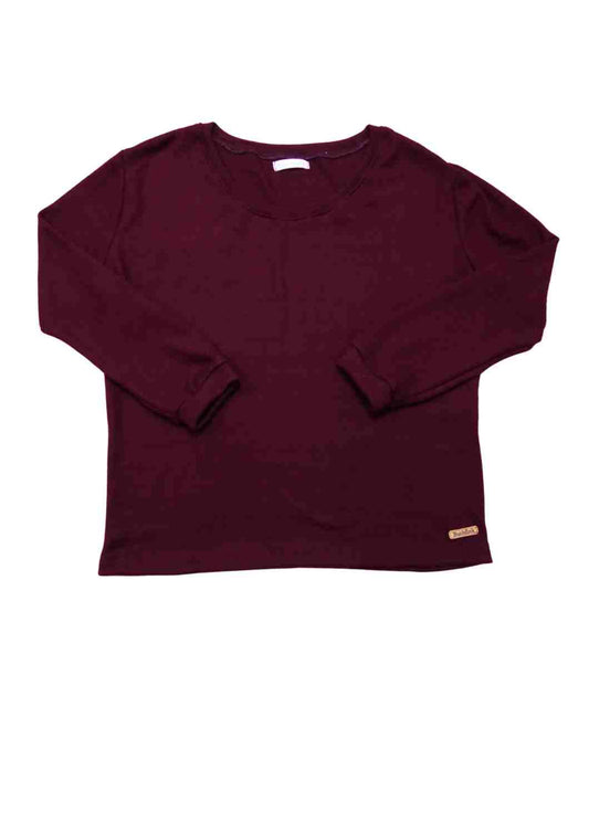 Merinopullover für Damen "Pusteblume", Rundhalsausschnitt