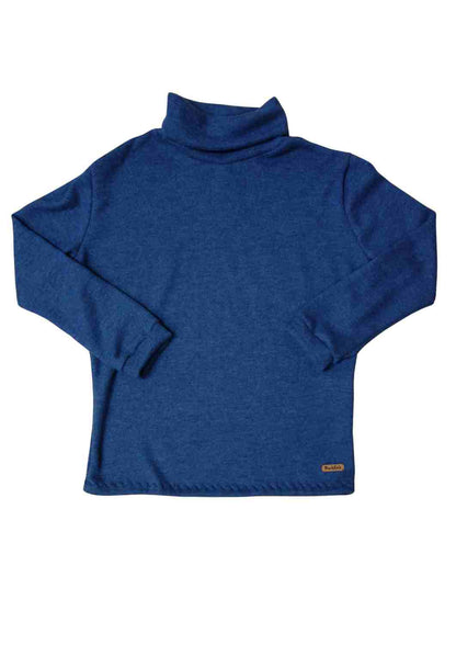 Merinopullover für Damen "Pusteblume", Rollkragen