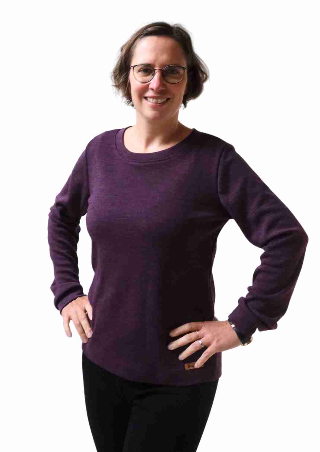 Merinoshirt für Damen "Gänseblümchen", versch. Farben