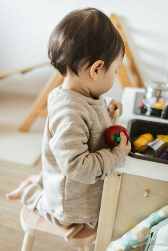 Merinoshirt für Kinder, "Gänseblümchen"