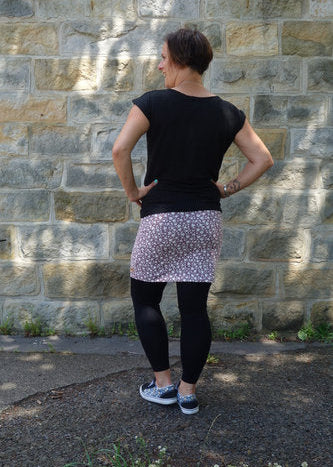 Mini Rock aus Jersey für Damen "Fingerhut", versch. Farben