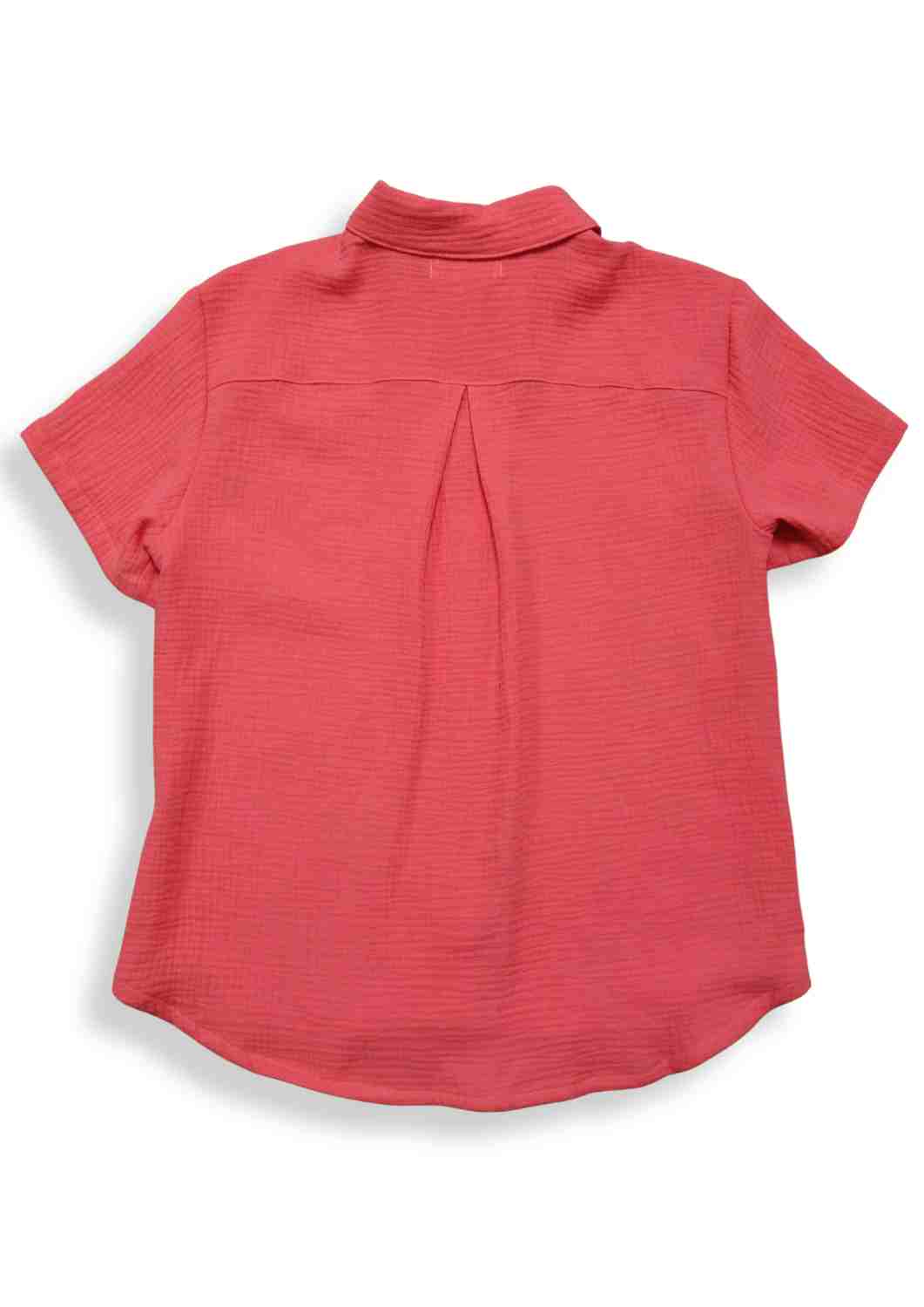 Musselin Bluse Oversize, kurze Ärmel, für Damen, Bio-Baumwolle