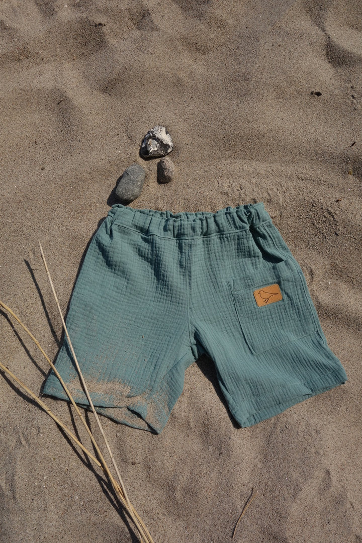 Bio Musselinshorts für Kinder "Ahorn"