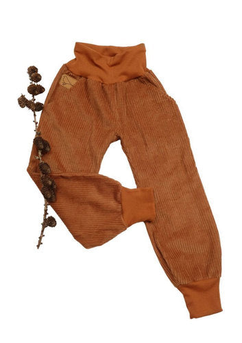 versandbereit Pumphose aus Cord "Kastanie", messing, 110/116