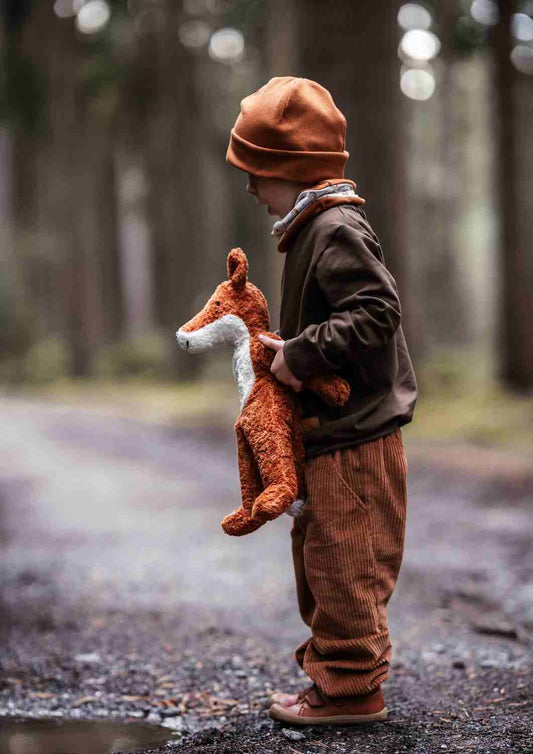 versandbereit Pumphose aus Cord "Kastanie", messing, 110/116