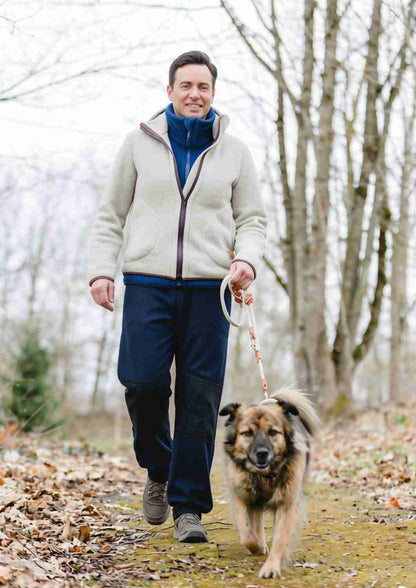 Walkhose für Herren "Buche" mit bestickten Knien (ohne Fußbündchen)