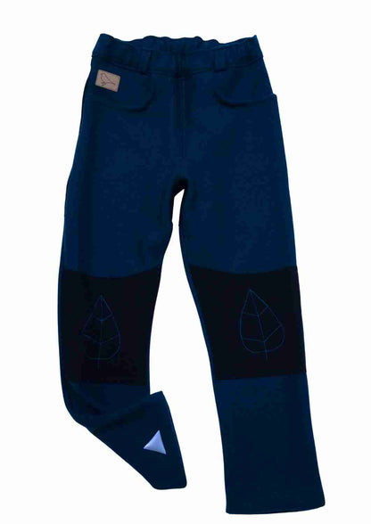 Walkhose für Damen "Buche" mit bestickten Knien (ohne Fußbündchen)