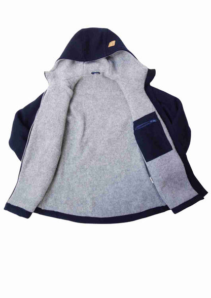 Walkjacke für Damen gefüttert mit Wollfleece, "Heckenrose"