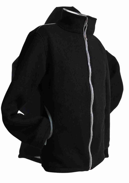 Walkjacke für Herren, gefüttert mit Bio-Baumwollplüsch, "Hagebutte", reflektierend