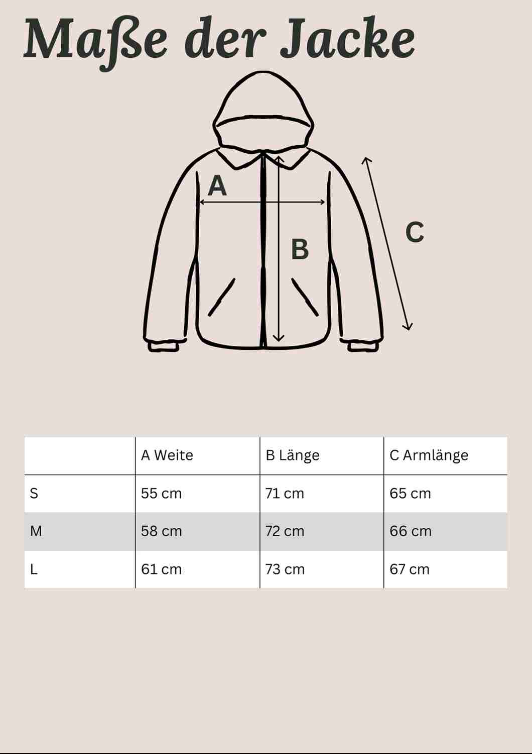 Walkjacke für Herren gefüttert mit Wollfleece, "Heckenrose"