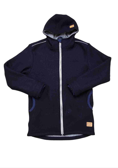 Walkjacke für Herren gefüttert mit Wollfleece, "Heckenrose"