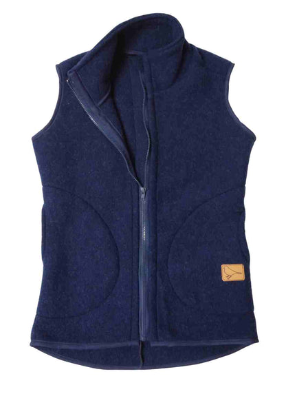 Zip-In Wollfleeceweste Herren "Springkraut" aus 100% Merinowolle, versch Farben