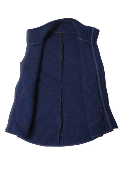 Zip-In Wollfleeceweste Herren "Springkraut" aus 100% Merinowolle, versch Farben