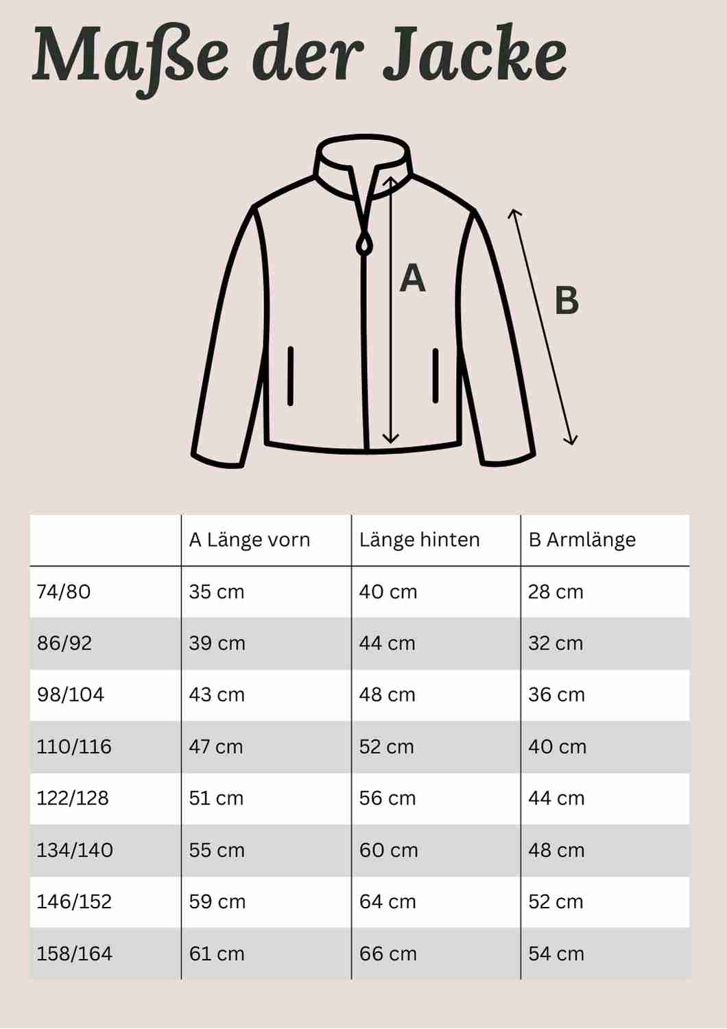 Teddyjacke, braun - Zip-In-Innenjacke