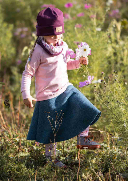 Wollrock für Kinder, "Butterblume", versch. Farben