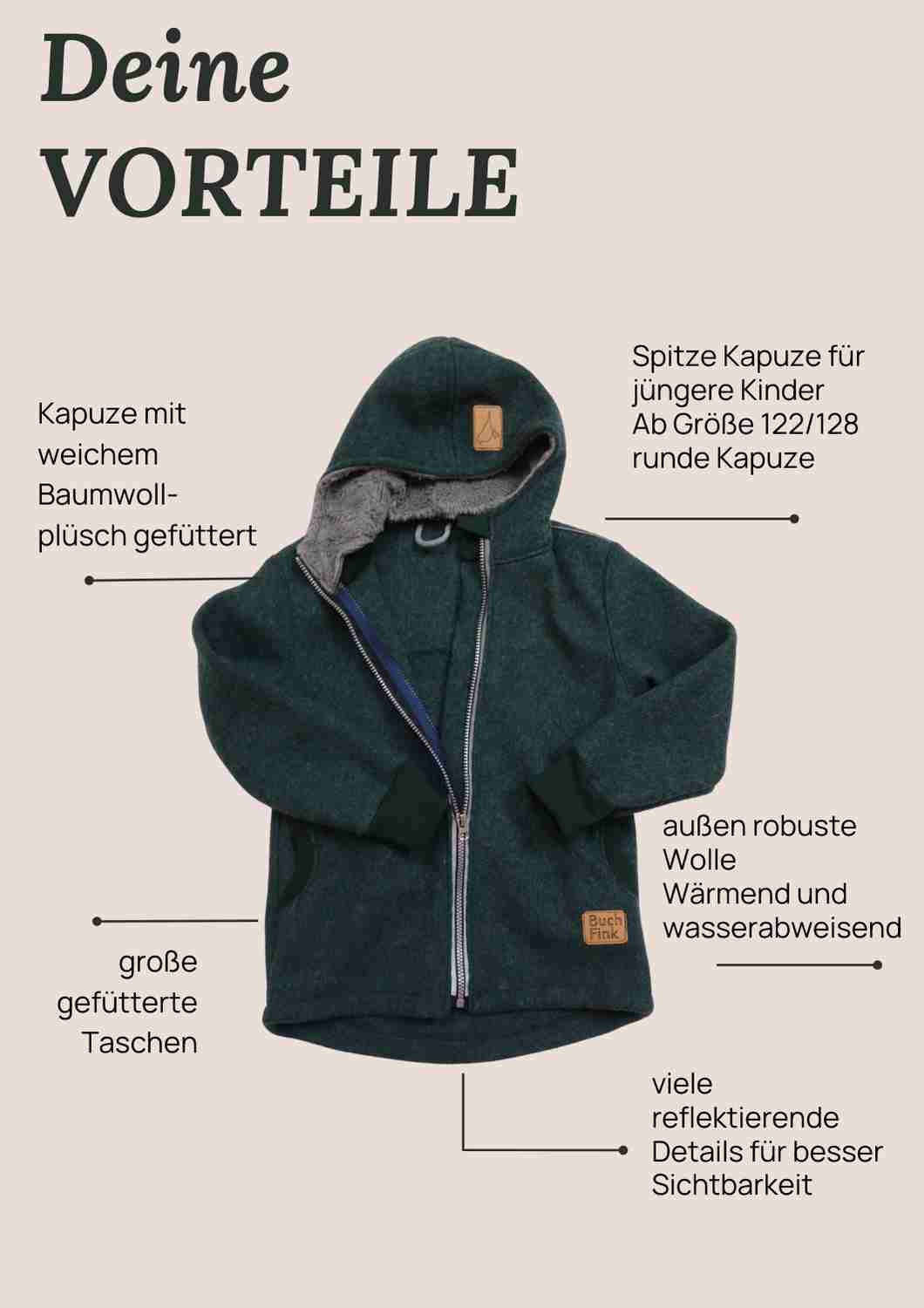 Zip-In Walkjacke - Außenjacke