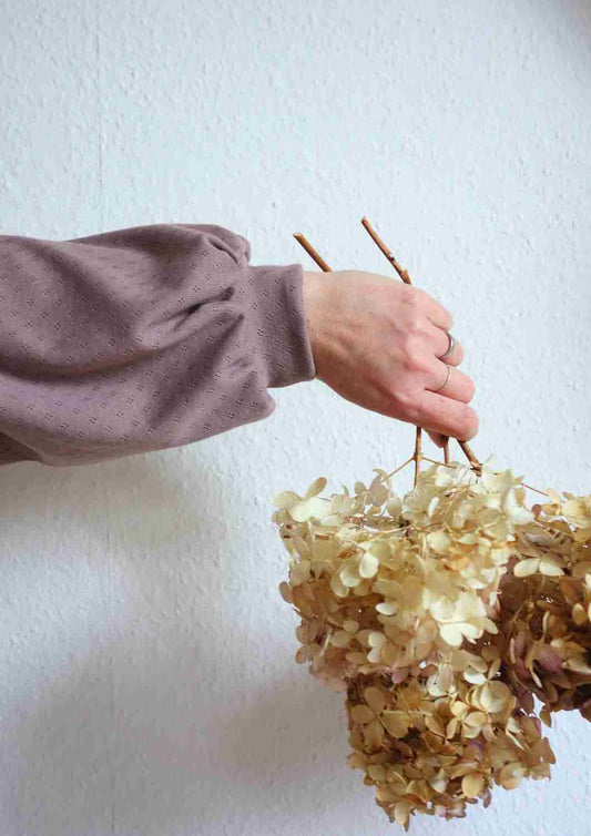 Wickelbluse "Melisse" mit weiten Ärmeln