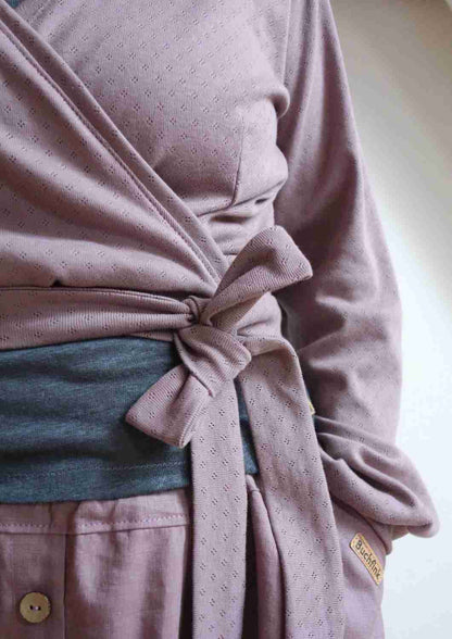 Wickelbluse "Melisse" mit weiten Ärmeln
