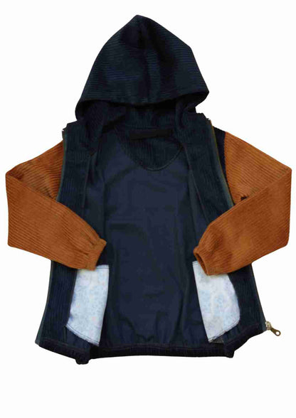 Cordjacke für Kinder, Colour Block