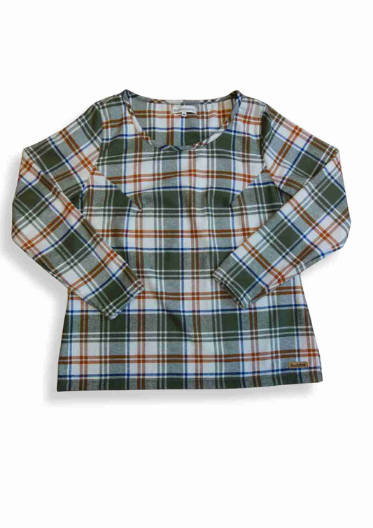 Flanellbluse mit langen Ärmeln "Majoran", für Damen
