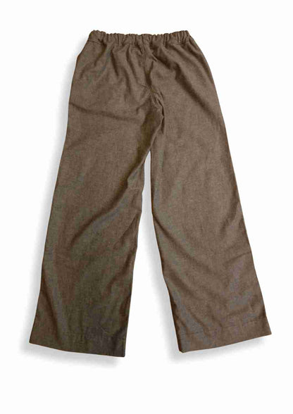 Flanellhose für Damen, Culotte "Eibe"
