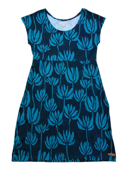 Jerseykleid aus Baumwolle für Damen "Lilie", knielang
