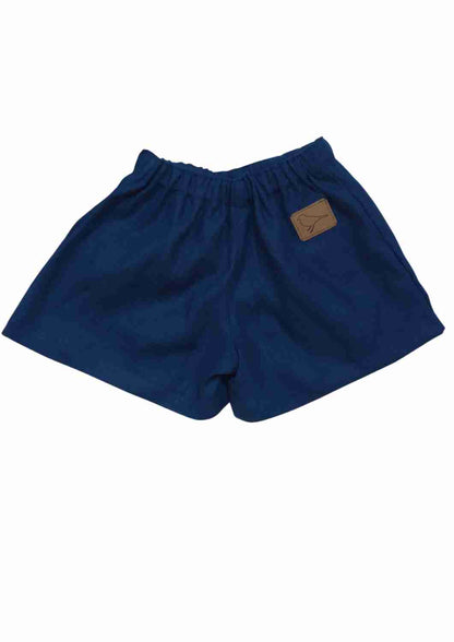 kurze Leinenhose für Mädchen "Sanddorn" aus Leinen