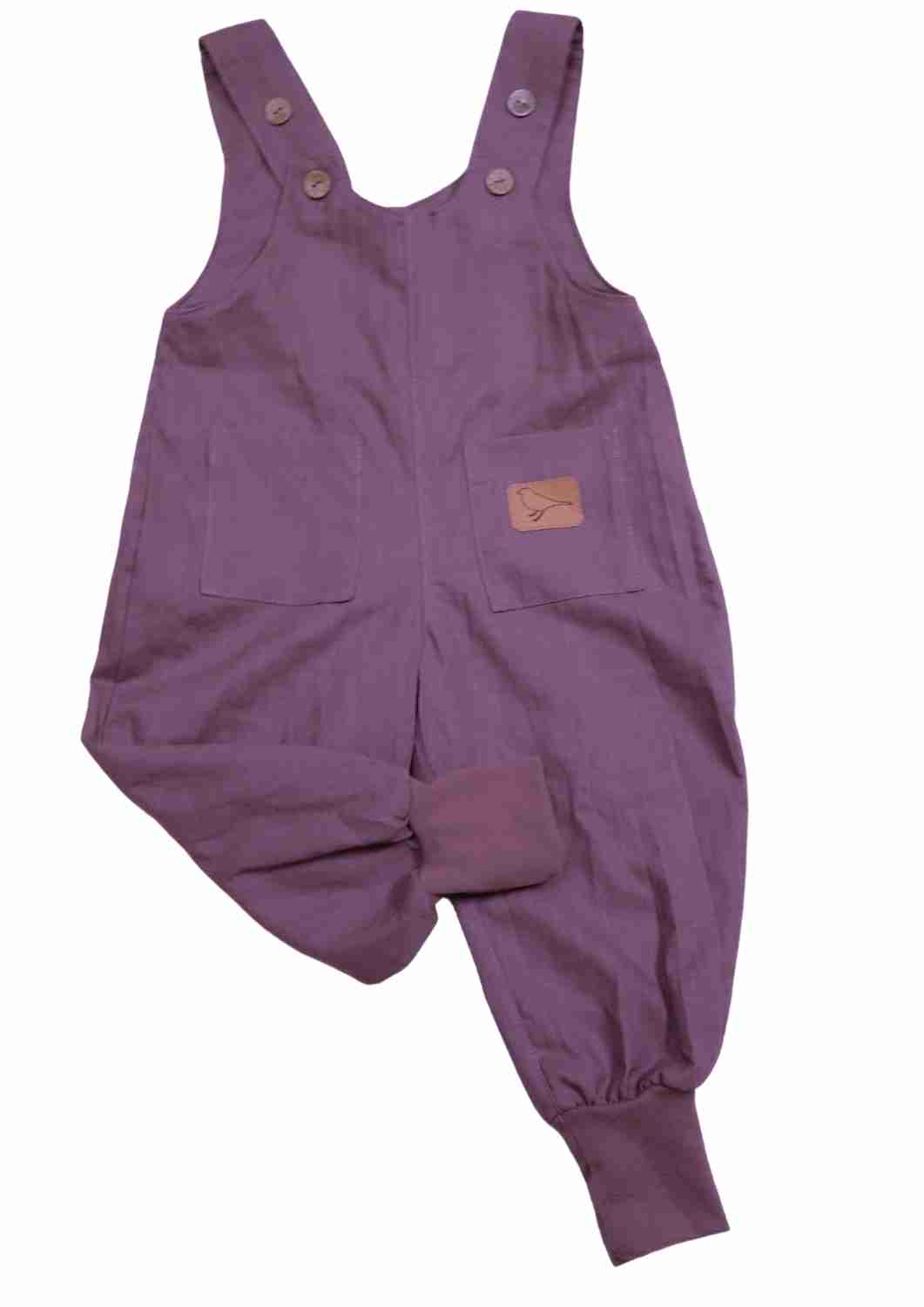 Leinenlatzhose für Kinder, mit Bündchen "Weide", Salopette