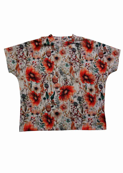 Oversize T-Shirt für Damen aus Jersey "Wiesenklee"