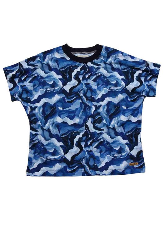 Oversize T-Shirt für Damen aus French Terry "Wiesenklee"