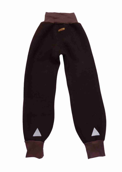 Walkhose "Buche" mit bestickten Kniepatches, dunkelbraun