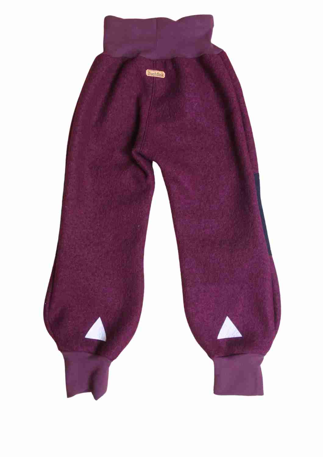Walkhose "Buche" mit bestickten Kniepatches, pflaume